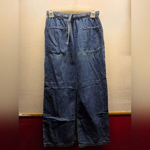 Casual Corner Blue Denim Skirt